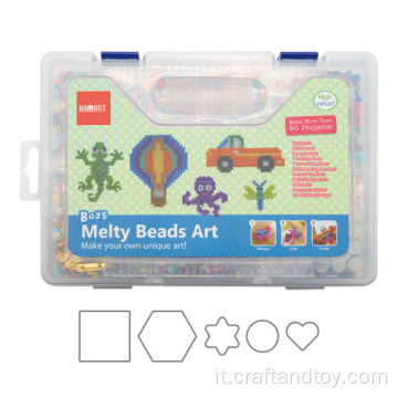 Melty Beads Art Boys Group Activity